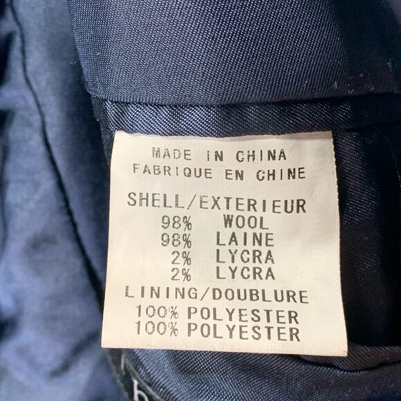 THEORY Men's Navy Sharp/Edison-T Two-Button Wool-Blend Blazer SZ 38R - Picture 12 of 12